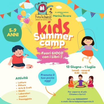 Fuori Gioco con i Libri – Summer Camp